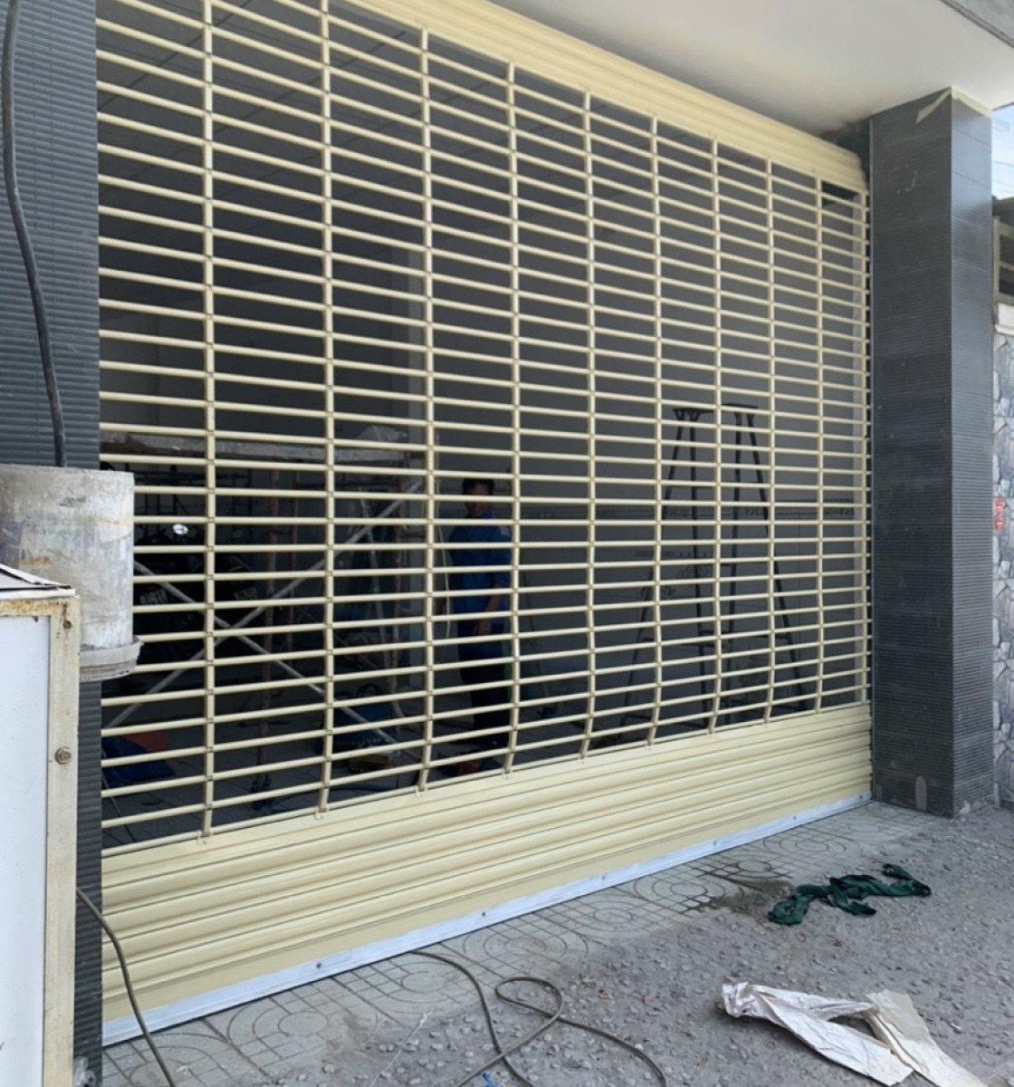 cửa cuốn song ngang