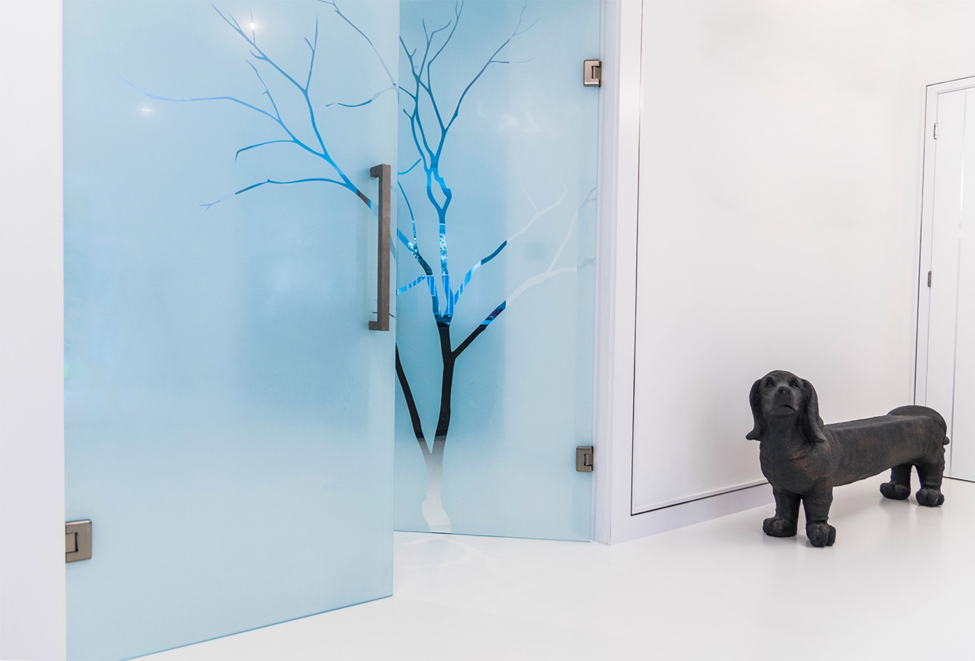 Kính phun cát - phong cách mới cho nghệ thuật trang trí