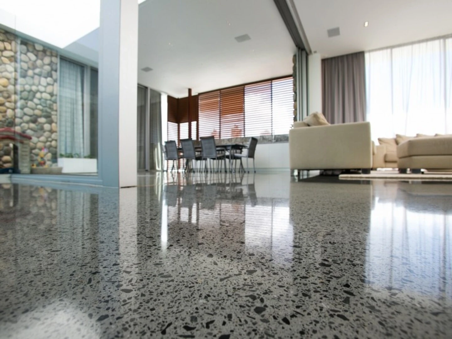đá vữa, đá rửa còn gọi Đá Terrazo - Đá granito Đà mài