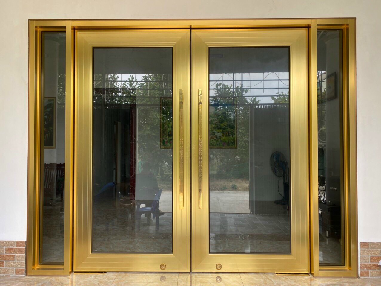 thi công lắp đặt cửa nhôm Anode