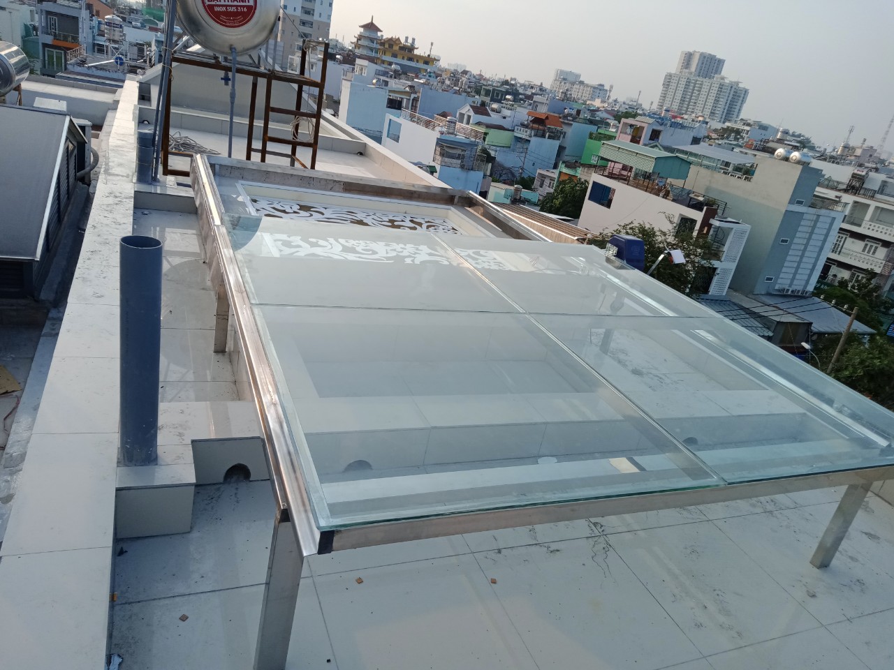 cấu tạo mái trượt lấy sáng