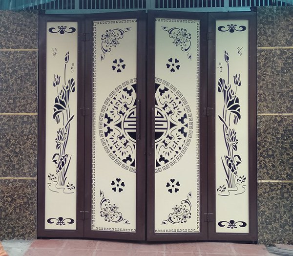 Cổng chính hoa văn nghệ thuật CNC