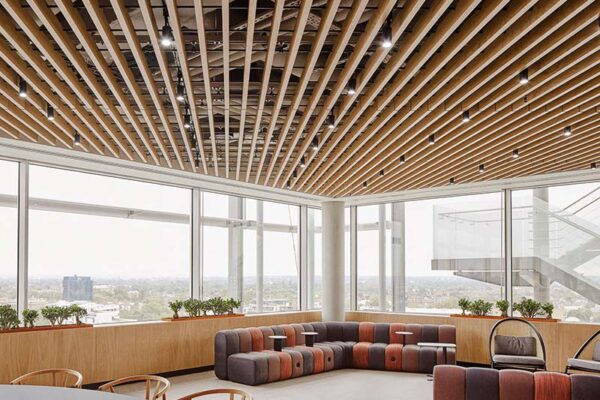 Ốp trần lam gỗ tự nhiên