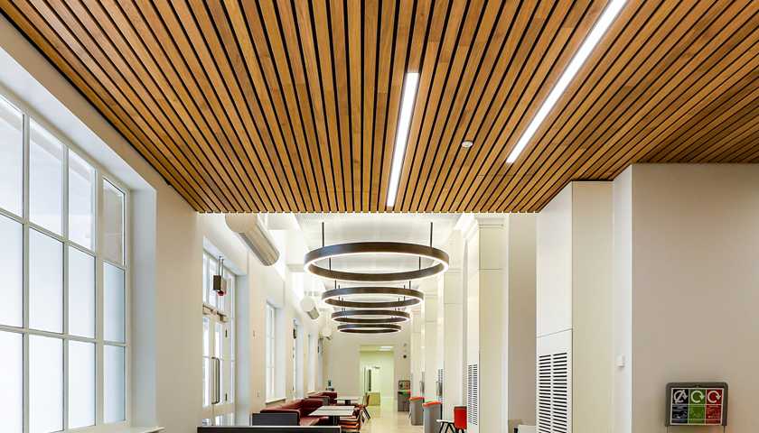 Ốp trần lam gỗ tự nhiên