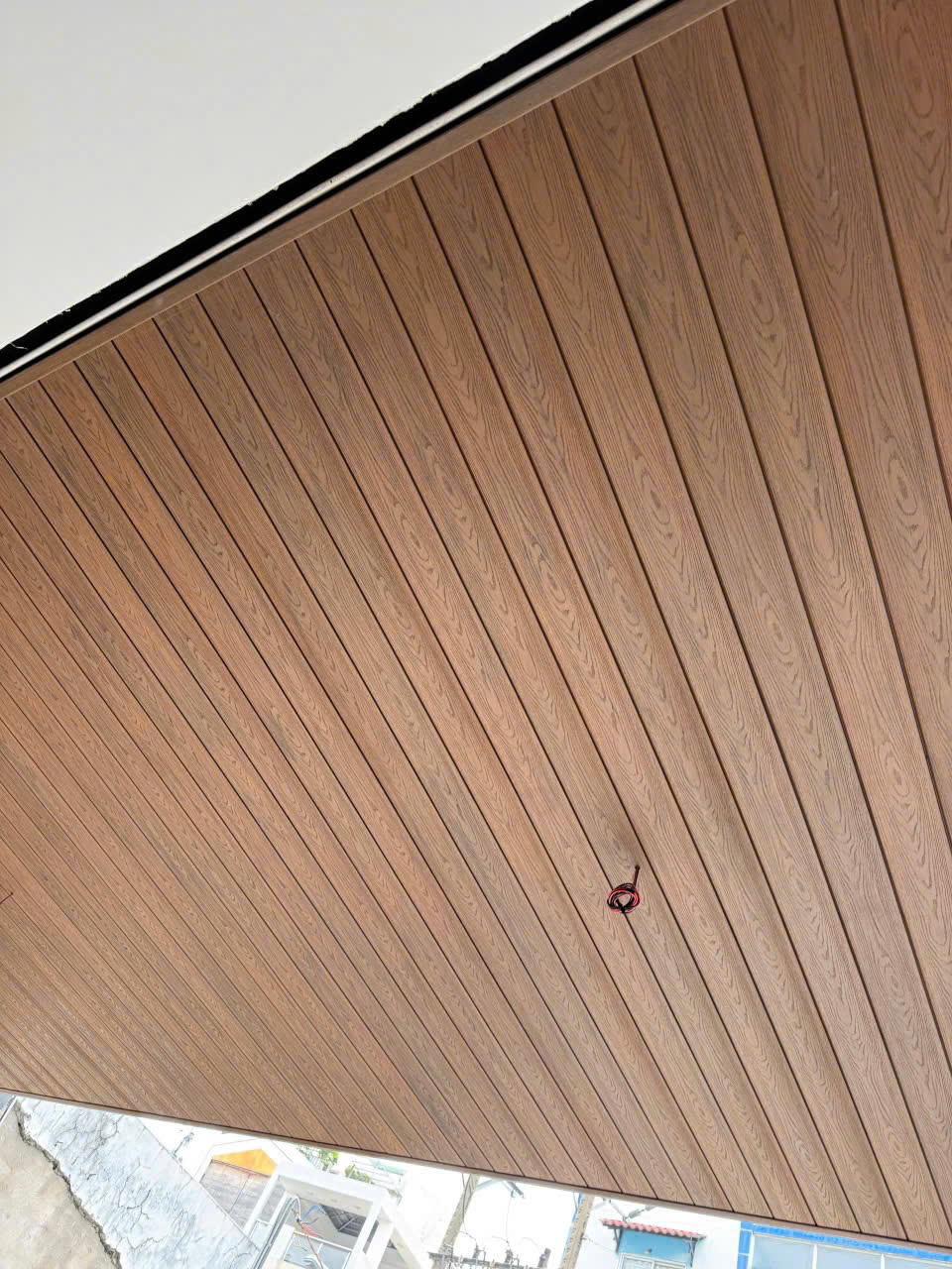 Mái lam che nắng bằng gỗ tự nhiên