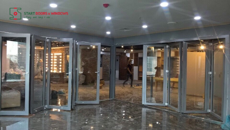 cửa lùa slim không ray