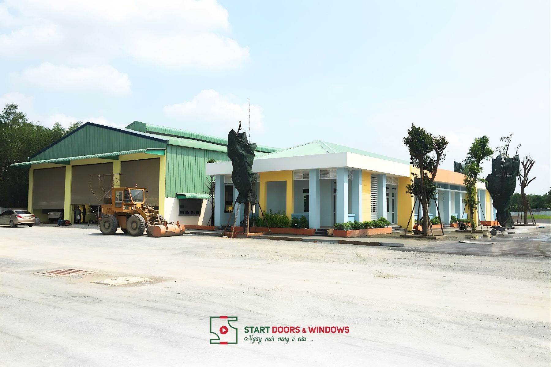 Cửa UPVC – giải pháp cho khu văn phòng và khu lưu trú