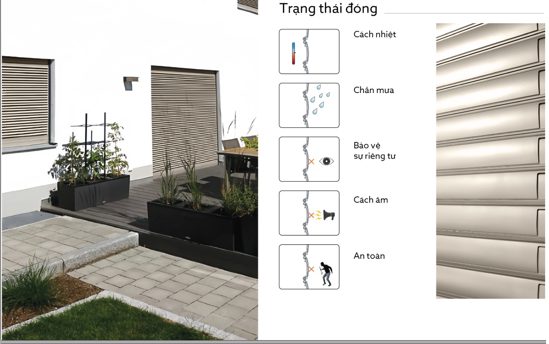 Cửa cuốn cho cửa sổ