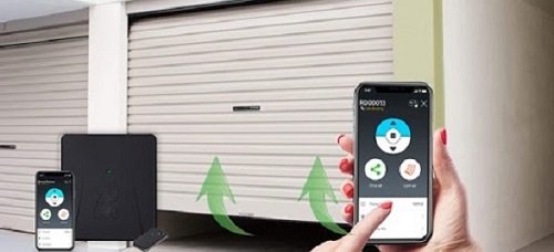 cửa cuốn điều khiển bằng điện thoại