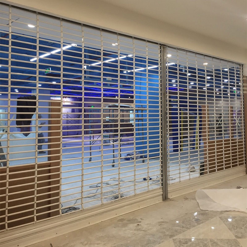 cửa cuốn inox song ngang