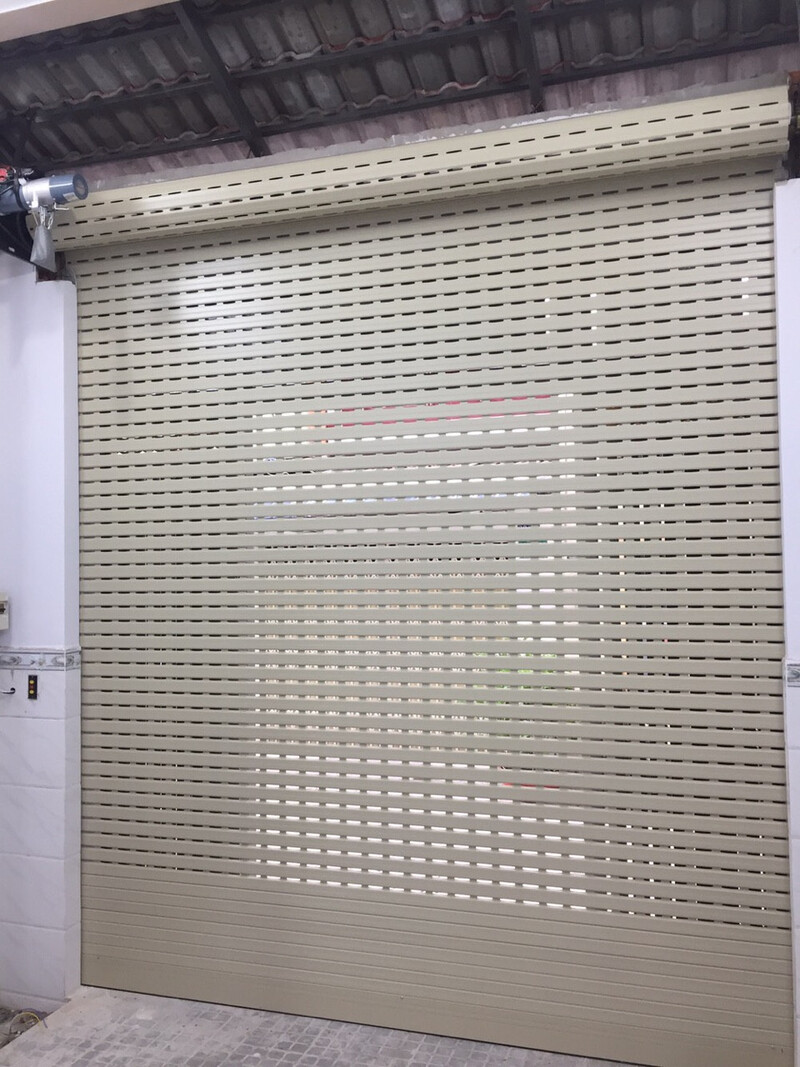 cửa cuốn nhôm khe thoáng