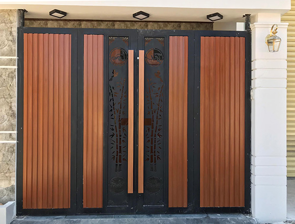 mẫu cổng gỗ đẹp nhất