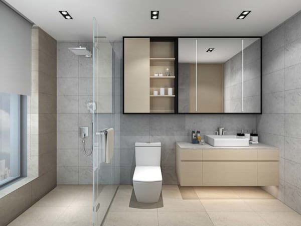cửa kính cường lực nhà tắm
