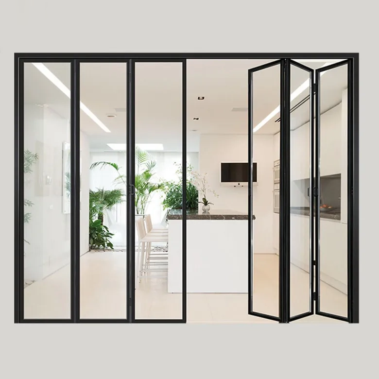 cửa xếp trượt slim