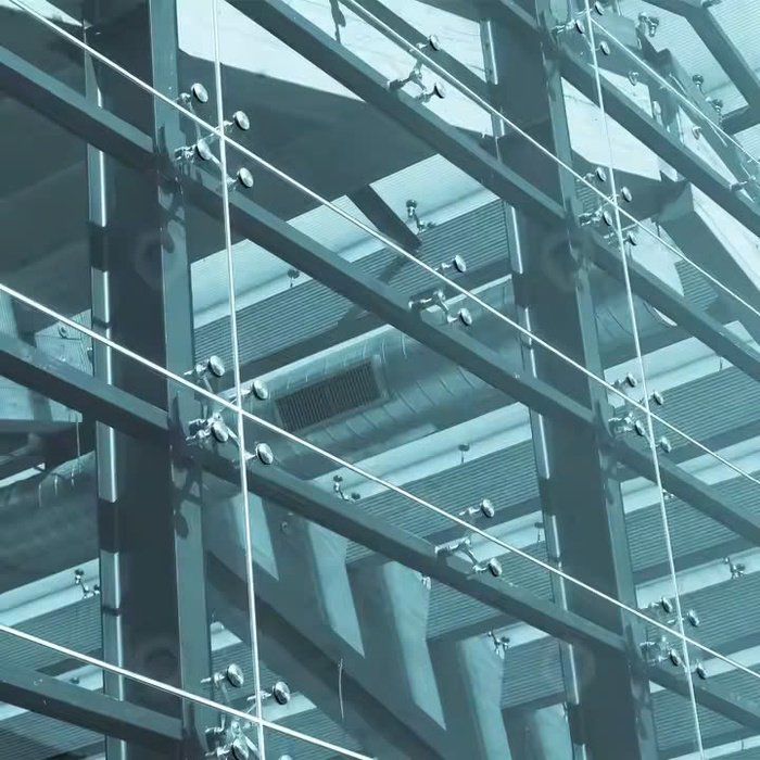 Vách nhôm kính lớn hệ Spider