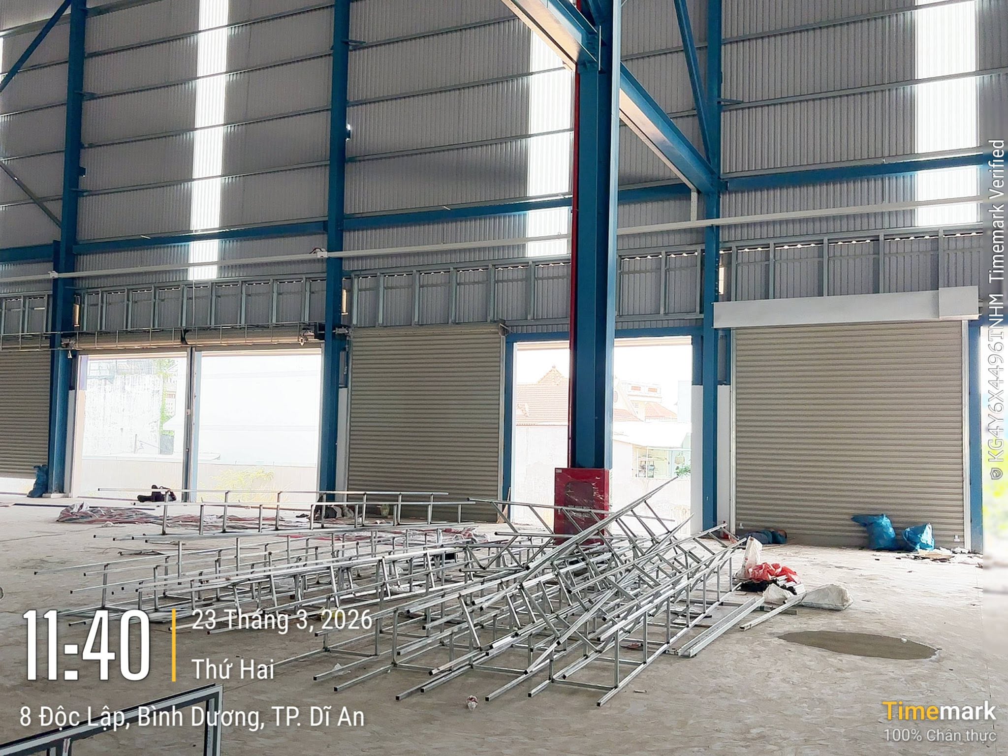 Kích thước cửa cuốn nhà xưởng
